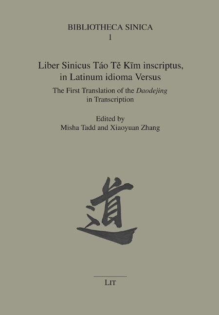 Bibliotheca Sinica Volume 1 - Daodejing